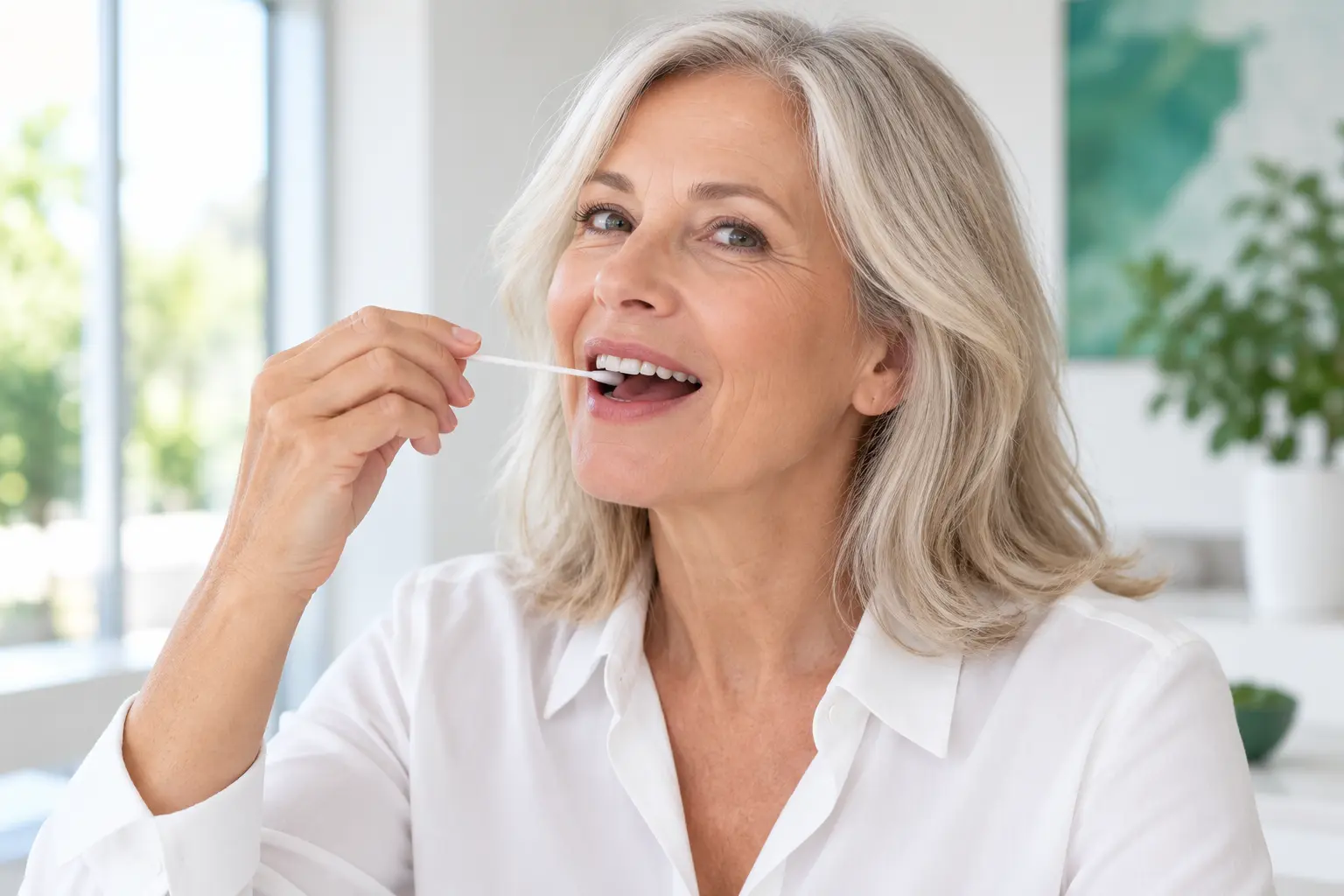 Test DNA Active-Aging — Tampone buccale, immagine illustrativa